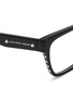 细节 - 点击放大 - ALEXANDER MCQUEEN - Stud square frame optical glasses