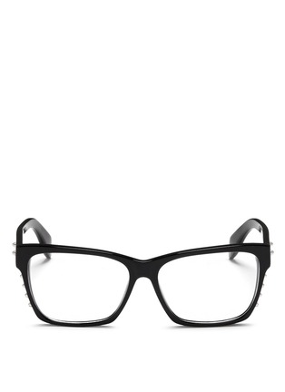 首图 - 点击放大 - ALEXANDER MCQUEEN - Stud square frame optical glasses