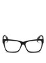 首图 - 点击放大 - ALEXANDER MCQUEEN - Stud square frame optical glasses