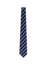 模特儿示范图 - 点击放大 - ISAIA - 拼色条纹丝混棉领带