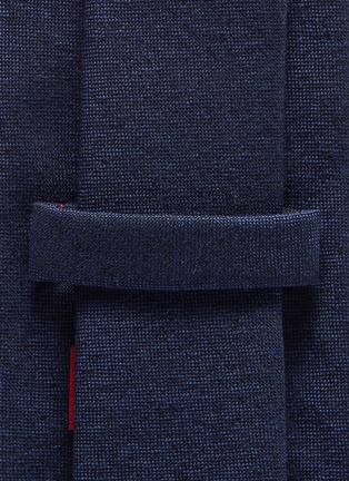 细节 - 点击放大 - ISAIA - 羊绒混丝领带