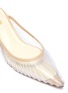 细节 - 点击放大 - CULT GAIA - Alia透明圆形粗跟镂空PVC穆勒鞋