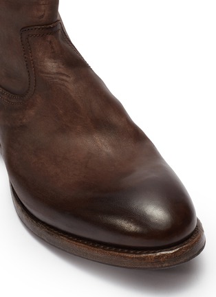 细节 - 点击放大 - PROJECT TWLV - 'Flame' leather boots