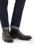 模特儿示范图 - 点击放大 - PROJECT TWLV - 'Flame' leather boots