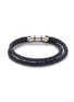 首图 - 点击放大 - TATEOSSIAN - 'Montecarlo' double wrap silver leather bracelet