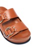 细节 - 点击放大 - 3.1 PHILLIP LIM - 'Freida' buckled leather platform slide sandals