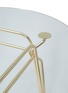 细节 –点击放大 - GHIDINI 1961 - Botany圆形玻璃餐桌－金色