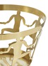 细节 –点击放大 - GHIDINI 1961 - 中号舞蹈人像镂空黄铜碗－金色
