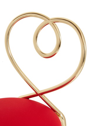 细节 –点击放大 - GHIDINI 1961 - Love黄铜爱心靠背座椅－红色
