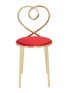 首图 –点击放大 - GHIDINI 1961 - Love黄铜爱心靠背座椅－红色