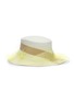 模特儿示范图 - 点击放大 - SENSI STUDIO - Amal网纱帽带编织巴拿马草帽