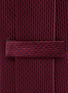 细节 - 点击放大 - STEFANOBIGI MILANO - 十字纹拼色真丝领带