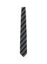 模特儿示范图 - 点击放大 - STEFANOBIGI MILANO - 几何条纹真丝领带