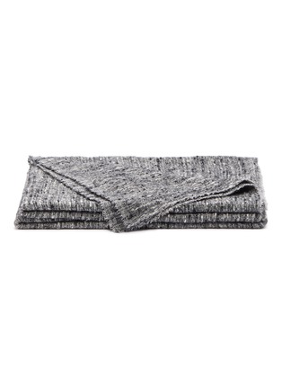首图 –点击放大 - ANDRÉ FU LIVING - 羊绒混莫代尔及丝毛圈布毛毯－灰色
