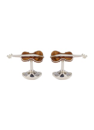 首图 - 点击放大 - DEAKIN & FRANCIS - 搪瓷小提琴造型纯银袖扣