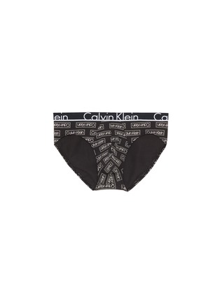 首图 - 点击放大 - CALVIN KLEIN UNDERWEAR - CK ID logo印花棉质三角内裤