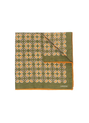 首图 - 点击放大 - LARDINI - 花卉图案亚麻混棉袋巾
