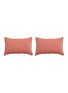 首图 –点击放大 - SOCIETY LIMONTA - Rem亚麻枕套两件套－珊瑚红色
