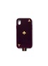 首图 - 点击放大 - CHAOS - Ace纸牌图案天鹅绒手机壳（酒红色）－iPhone X/XS