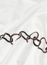 细节 –点击放大 - FRETTE - LINKS特大双人床圆环链条刺绣四件套－黑色及棕色
