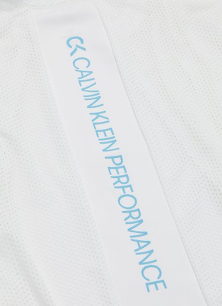  - CALVIN KLEIN PERFORMANCE - 拼接设计品牌名称网眼布夹克
