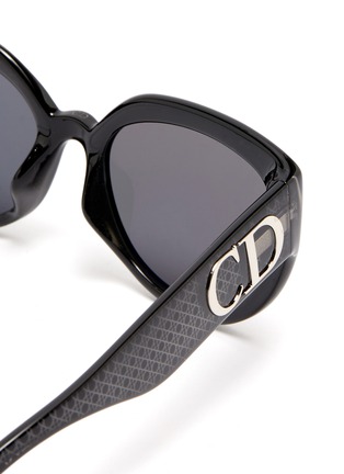 细节 - 点击放大 - DIOR - 品牌名称几何图案板材太阳眼镜