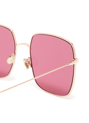 细节 - 点击放大 - DIOR - Dior Stellaire 1 oversize方形金属镜框太阳眼镜