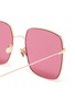 细节 - 点击放大 - DIOR - Dior Stellaire 1 oversize方形金属镜框太阳眼镜