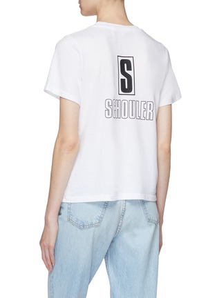 背面 - 点击放大 - PROENZA SCHOULER - PSWL品牌名称纯棉T恤