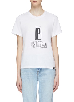 首图 - 点击放大 - PROENZA SCHOULER - PSWL品牌名称纯棉T恤
