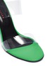 细节 - 点击放大 - SIMON MILLER - High Tee透明PVC双重搭带穆勒鞋