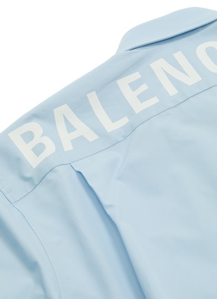  - BALENCIAGA - logo纯棉衬衫