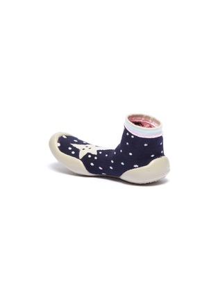 细节 - 点击放大 - COLLÉGIEN - 幼儿款流星图案针织袜式运动鞋