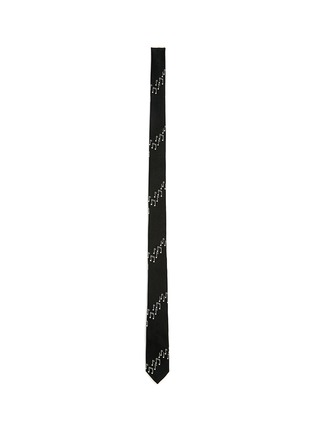 首图 - 点击放大 首图 - 点击放大 - SAINT LAURENT - 音符提花窄版真丝领带