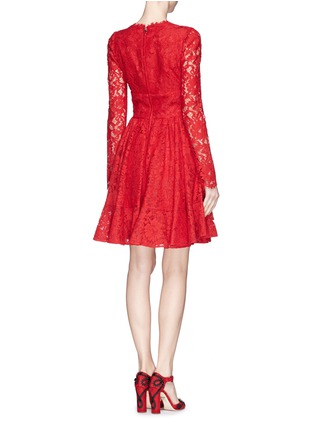 背面 - 点击放大 - DOLCE & GABBANA - V领蕾丝连衣裙