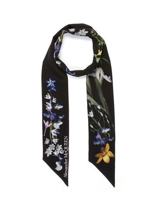 首图 - 点击放大 - ALEXANDER MCQUEEN - Ophelia花卉图案真丝围巾