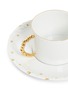 细节 –点击放大 - L'OBJET - x Haas Brothers Mojave镀金陶瓷茶杯及杯碟套装－金色及白色