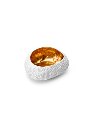  - L'OBJET - x Haas Brothers Mojave Desert中号镀金陶瓷碗－金色及白色