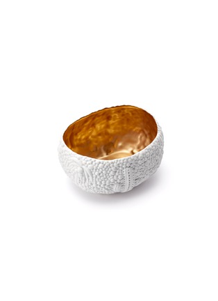  - L'OBJET - x Haas Brothers Mojave Desert小号镀金陶瓷碗－金色及白色