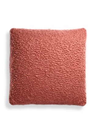 首图 –点击放大 - L'OBJET - x Haas Brothers Vermiculation曲线刺绣马海毛抱枕－砖红色