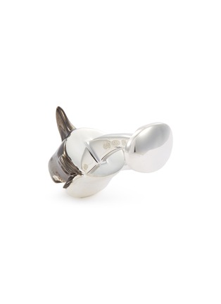 细节 - 点击放大 - DEAKIN & FRANCIS - 鲨鱼造型纯银袖扣