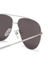 细节 - 点击放大 - BALENCIAGA - 品牌名称印花飞行员太阳眼镜
