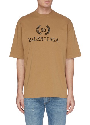 首图 - 点击放大 - BALENCIAGA - Laurier BB logo纯棉T恤