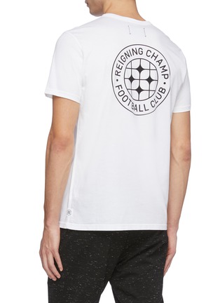 背面 - 点击放大 - REIGNING CHAMP - RCFC logo印花皮马棉T恤