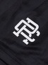  - REIGNING CHAMP - RCFC logo印花暗条纹抽绳短裤