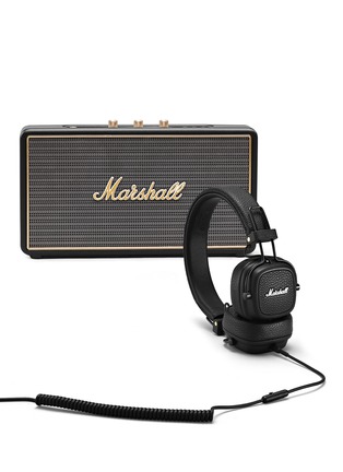 首图 –点击放大 - MARSHALL - Stockwell蓝牙音箱及Major III耳罩式耳机套装－黑色