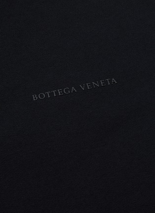  - BOTTEGA VENETA - logo落肩袖混棉连帽卫衣