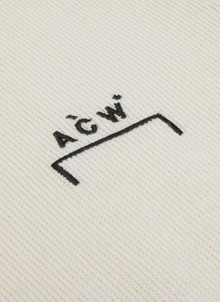  - A-COLD-WALL* - logo刺绣车缝线点缀高领针织衫
