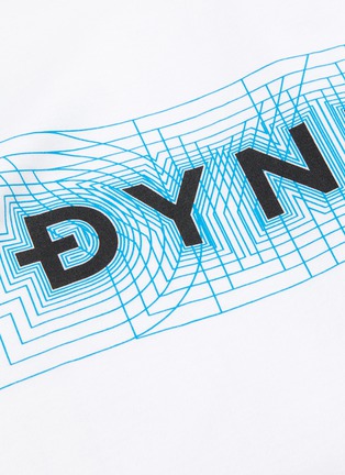  - DYNE - logo声波图案纯棉T恤