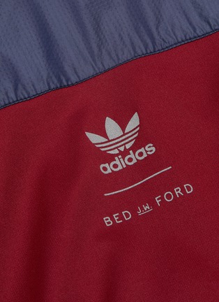  - ADIDAS X BED J.W. FORD - 拼接设计反光品牌logo条纹夹克